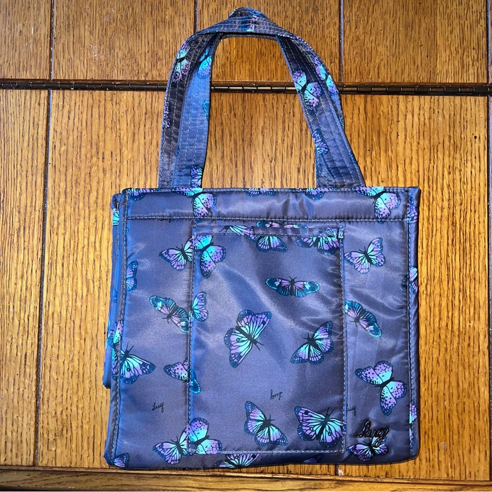 🆕 Lug Life Pulley Tote Butterfly Grey